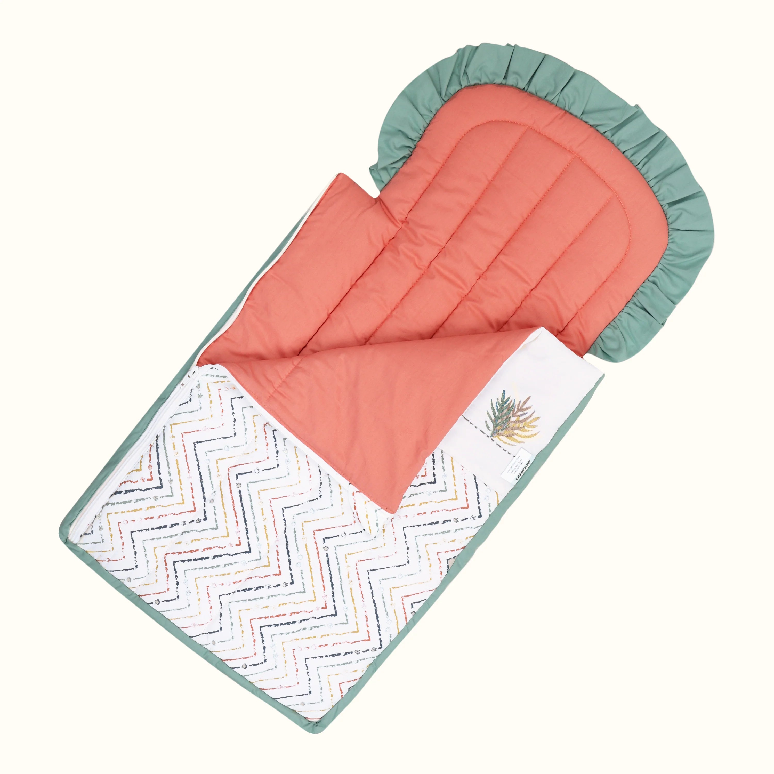Quilted Nest Bag - D FOR DINO