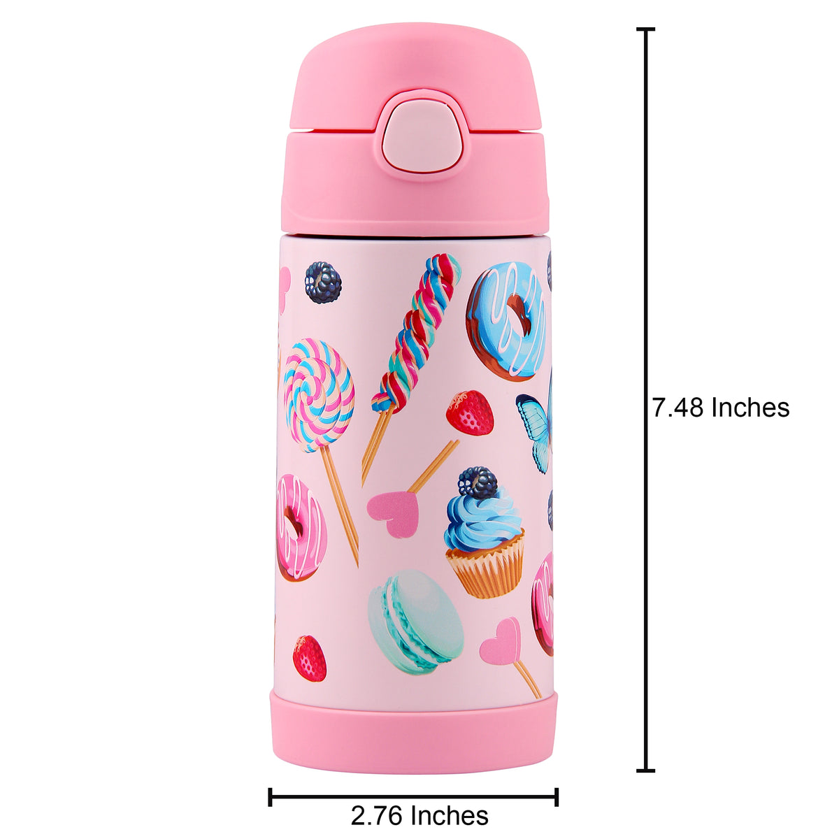 Double Wall Stainless Steel Bottle - Cupcake