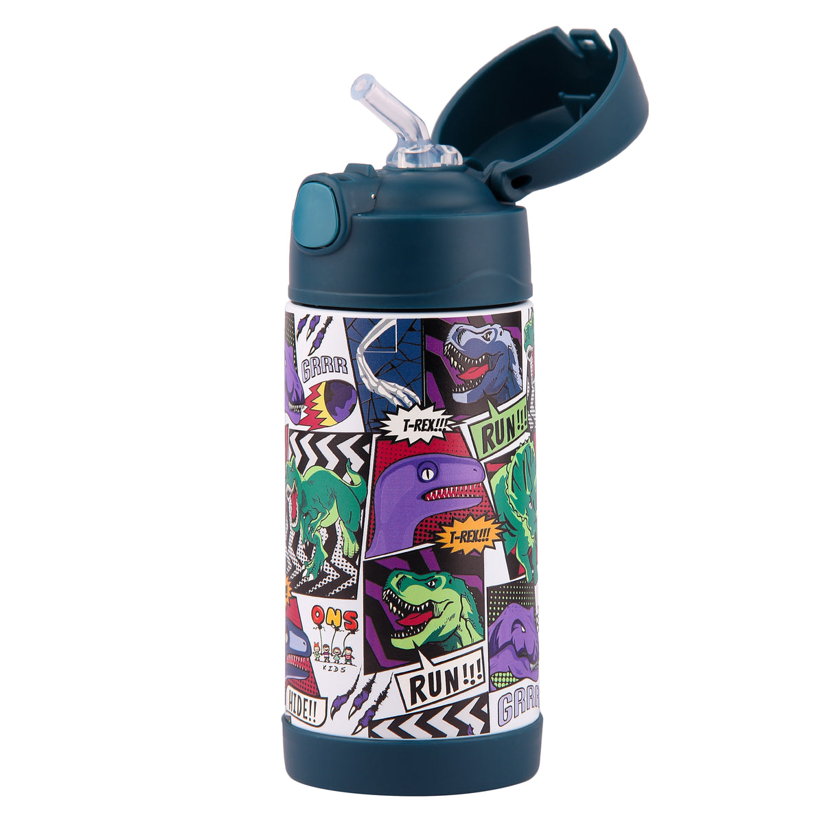 Double Wall Stainless Steel Bottle - Dinosaur