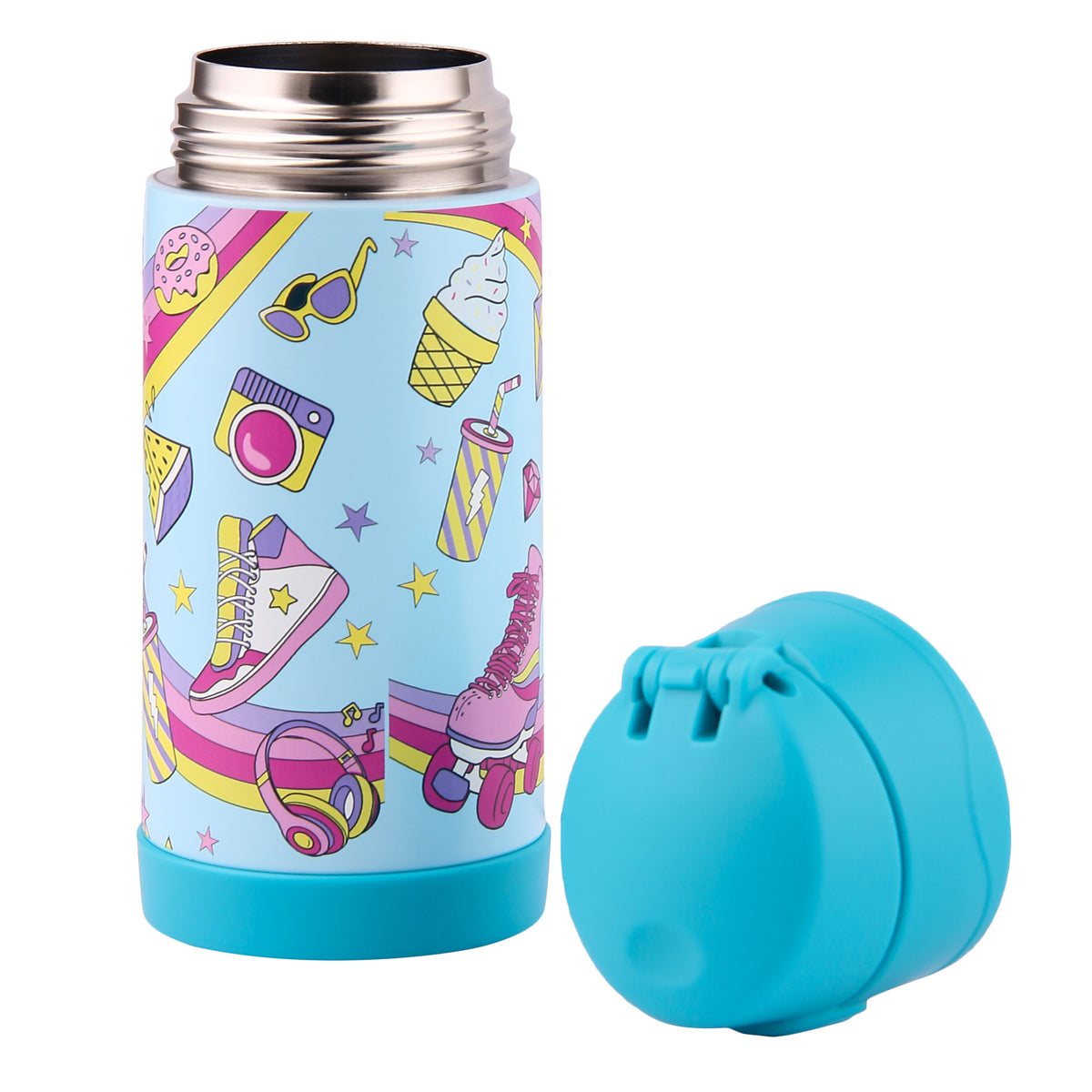 Double Wall Stainless Steel Bottle - Skater Girl