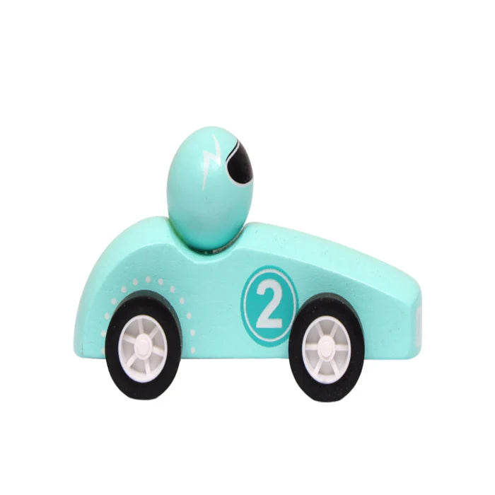 Open Ended Wooden Pull Back Race Car (1 Pc)