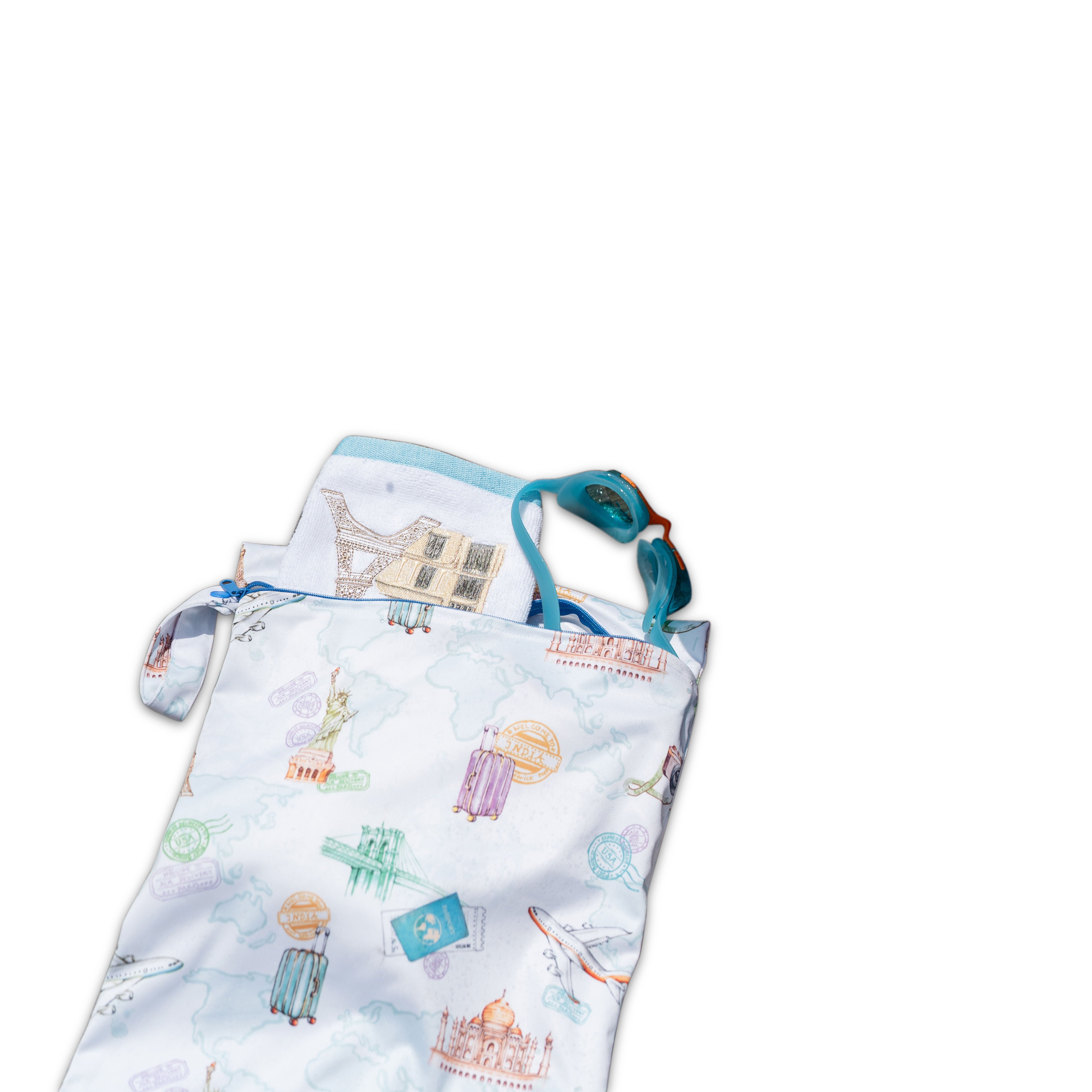 Passport to Wonderland Wet Bag