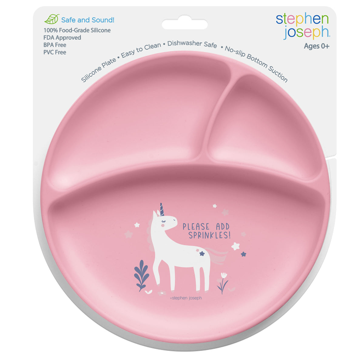 Silicone Baby Plate - Unicorn