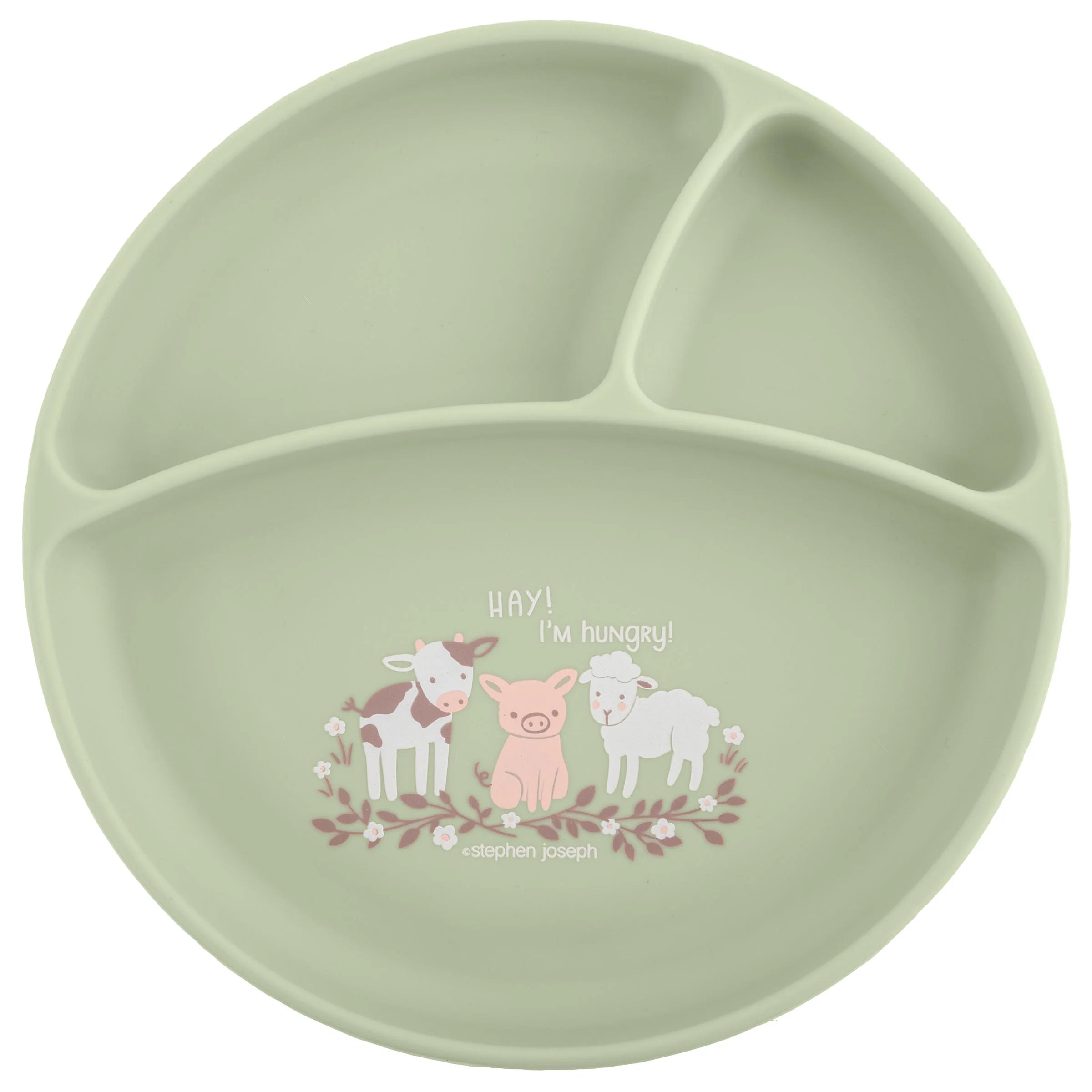 Silicone Baby Plate - Farm Animal