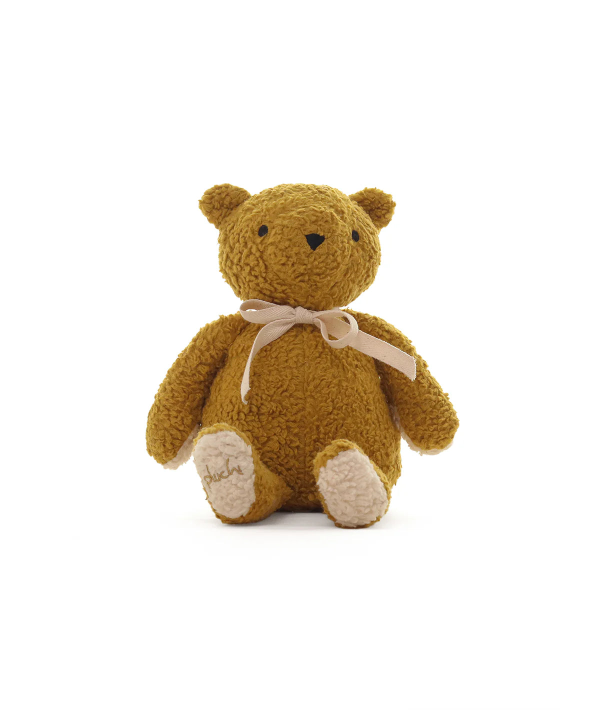 Mr Fluff Cotton Knitted Stuffed Soft Toy Honey Gold mr-fluff-cotton-knitted-stuffed-soft-toy-honey-gold