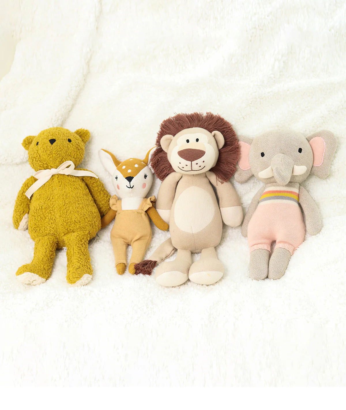 Ellie Elephant- Cotton Knitted Stuffed Soft Toy