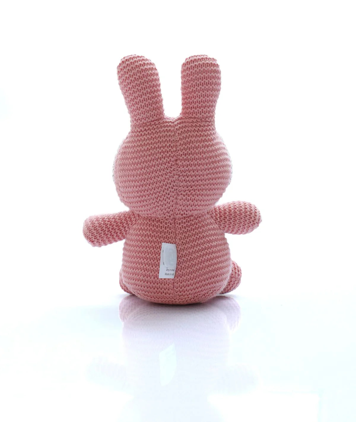 Rattle Bunny Cotton Knitted Stuffed Soft Toy