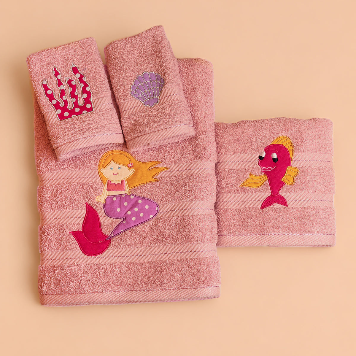 Bath Towel Set - Mermaid