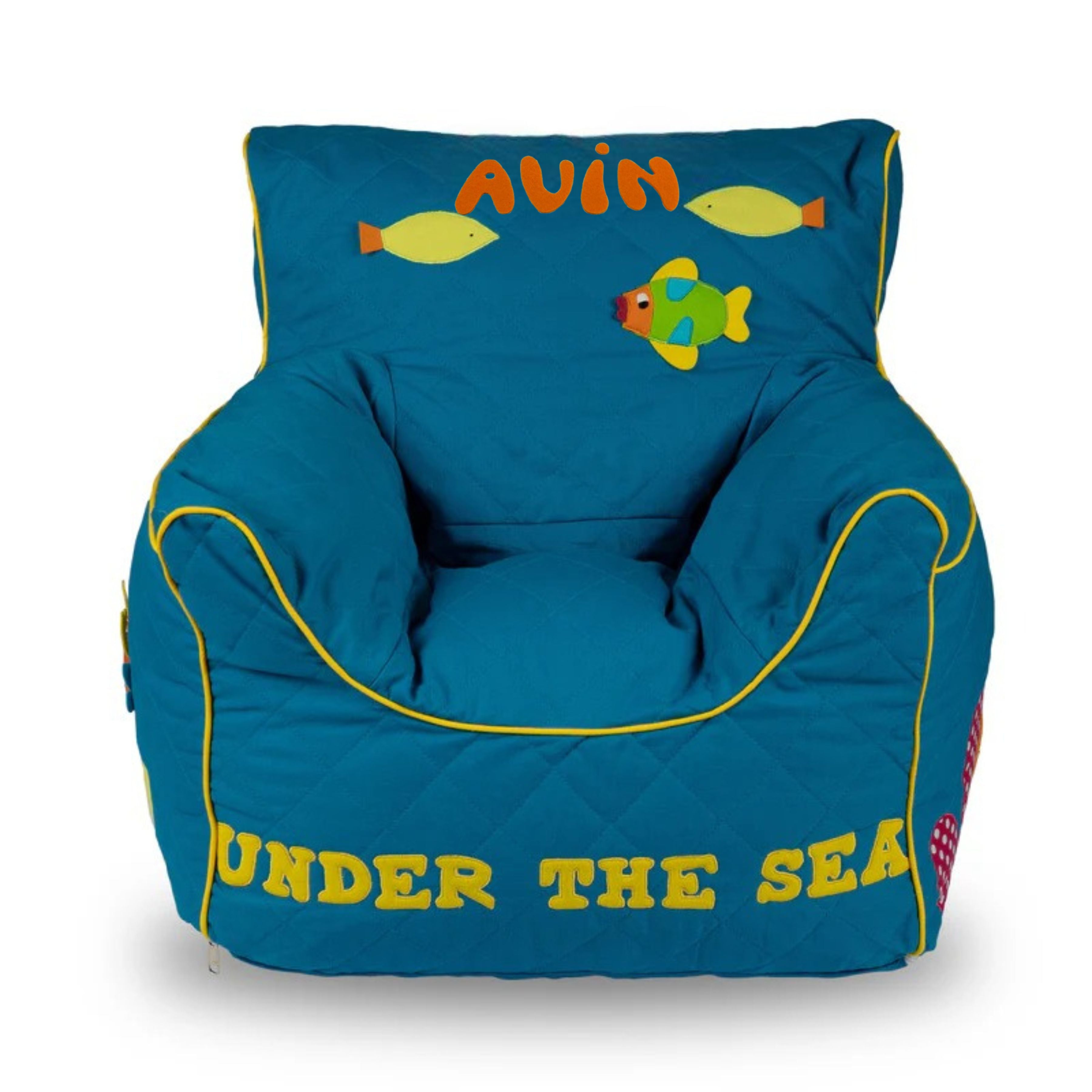 Under the Sea Quilted - BeanChair Cover