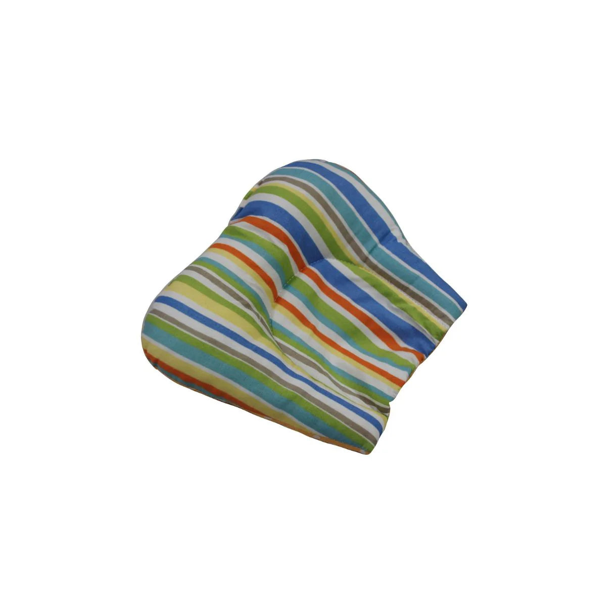 Cavity Neck Pillow Multi Stripe/ Yellow