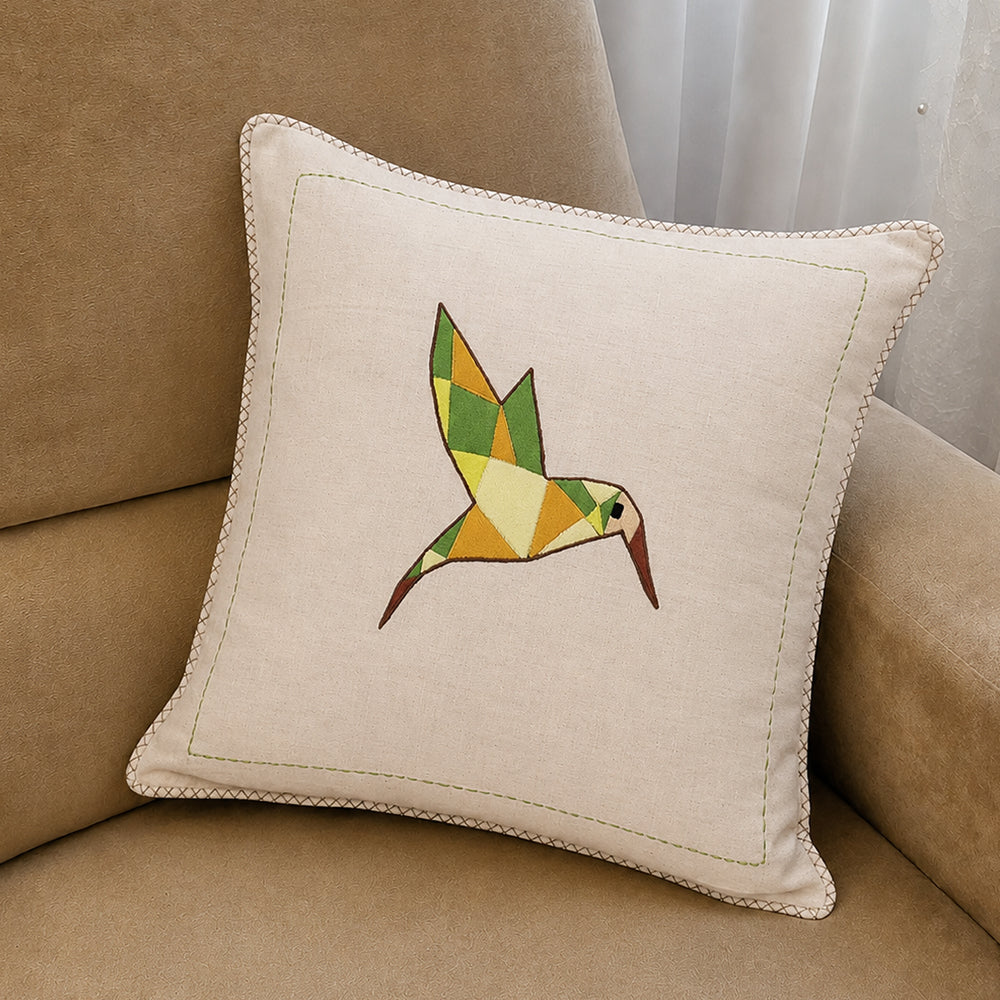 Out In The Woods Bird Cushion