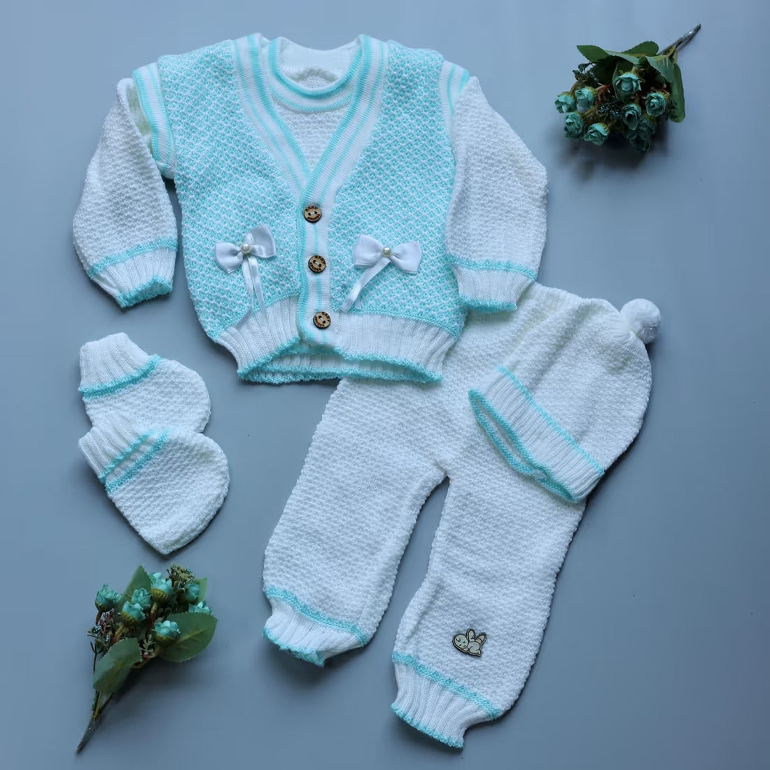 Mint Whisper Baby Winter Set