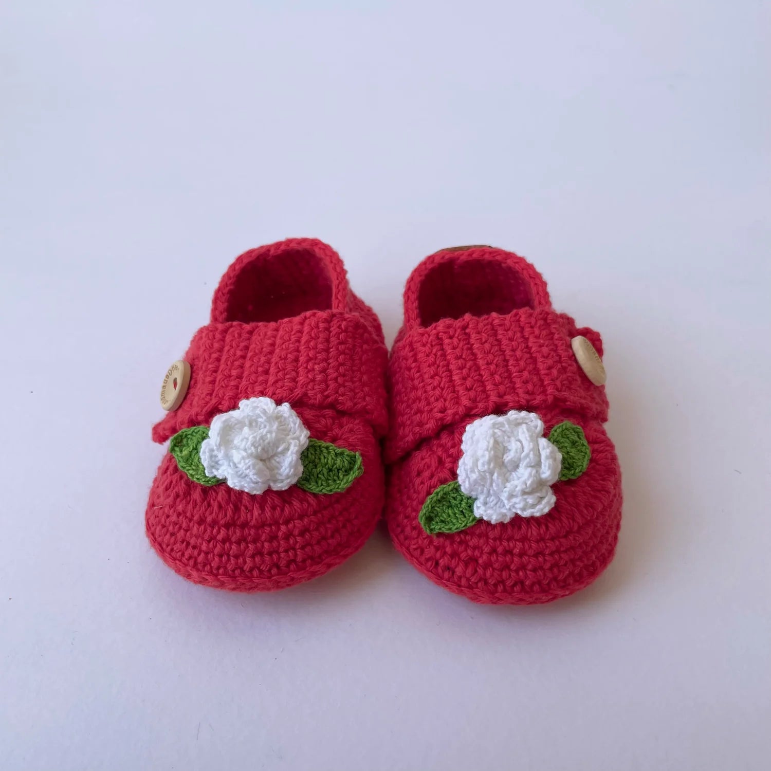 FLORAL SHOES - RED