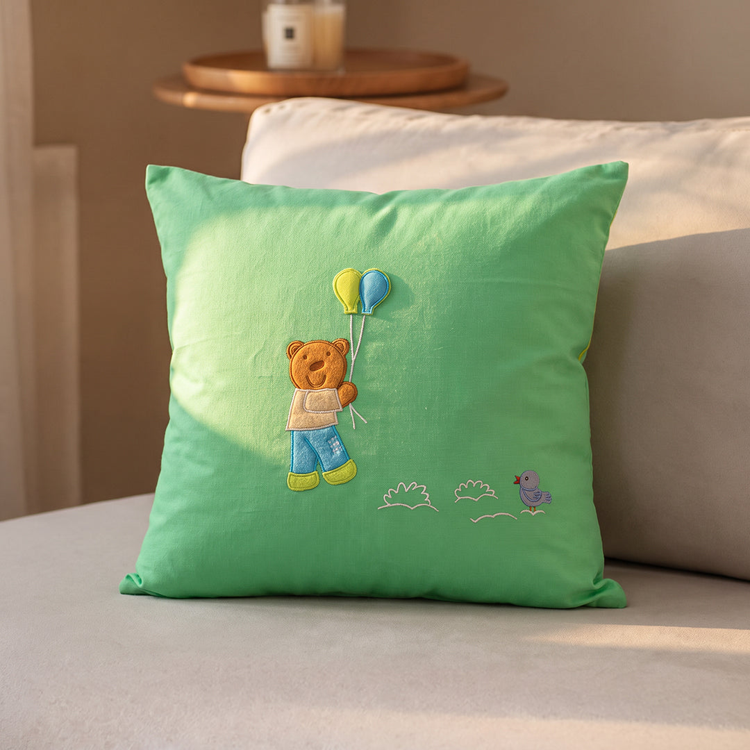 TEDDY BEAR PICNIC-BALLOON CUSHION