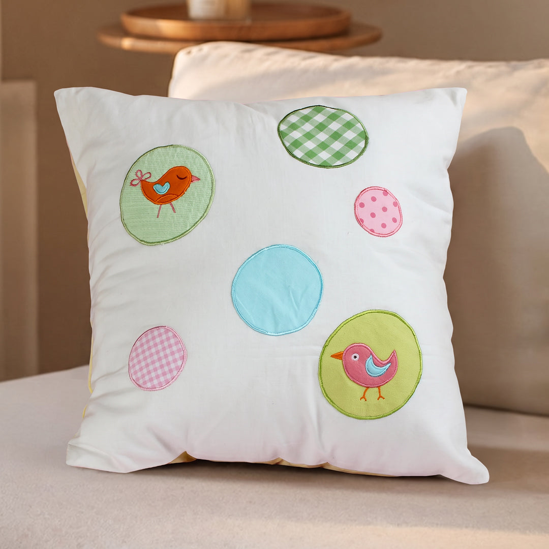 Flower Garden Circle Cushion
