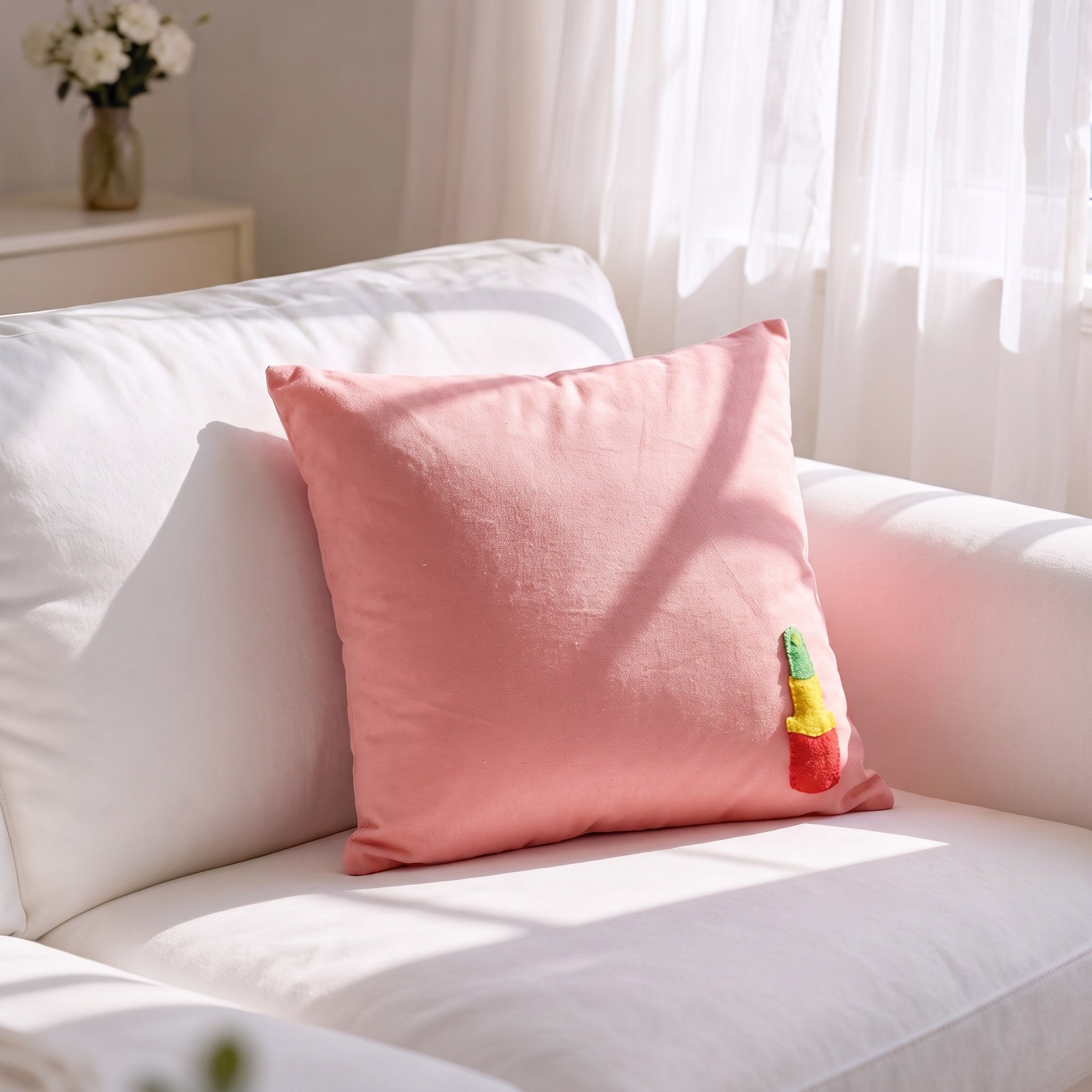 Lipstick 12" x 12" Cushion Cover