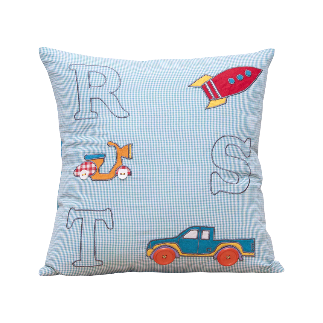 ABC Rocket 16" x 16" Cushion Cover