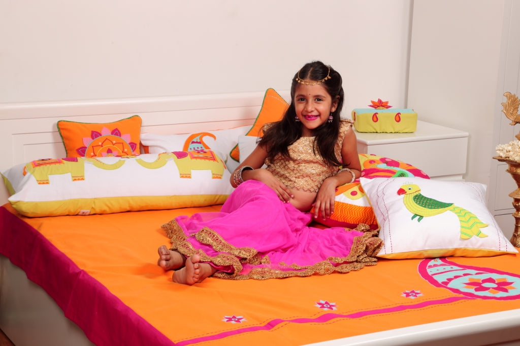 Amazing India Bed cover single