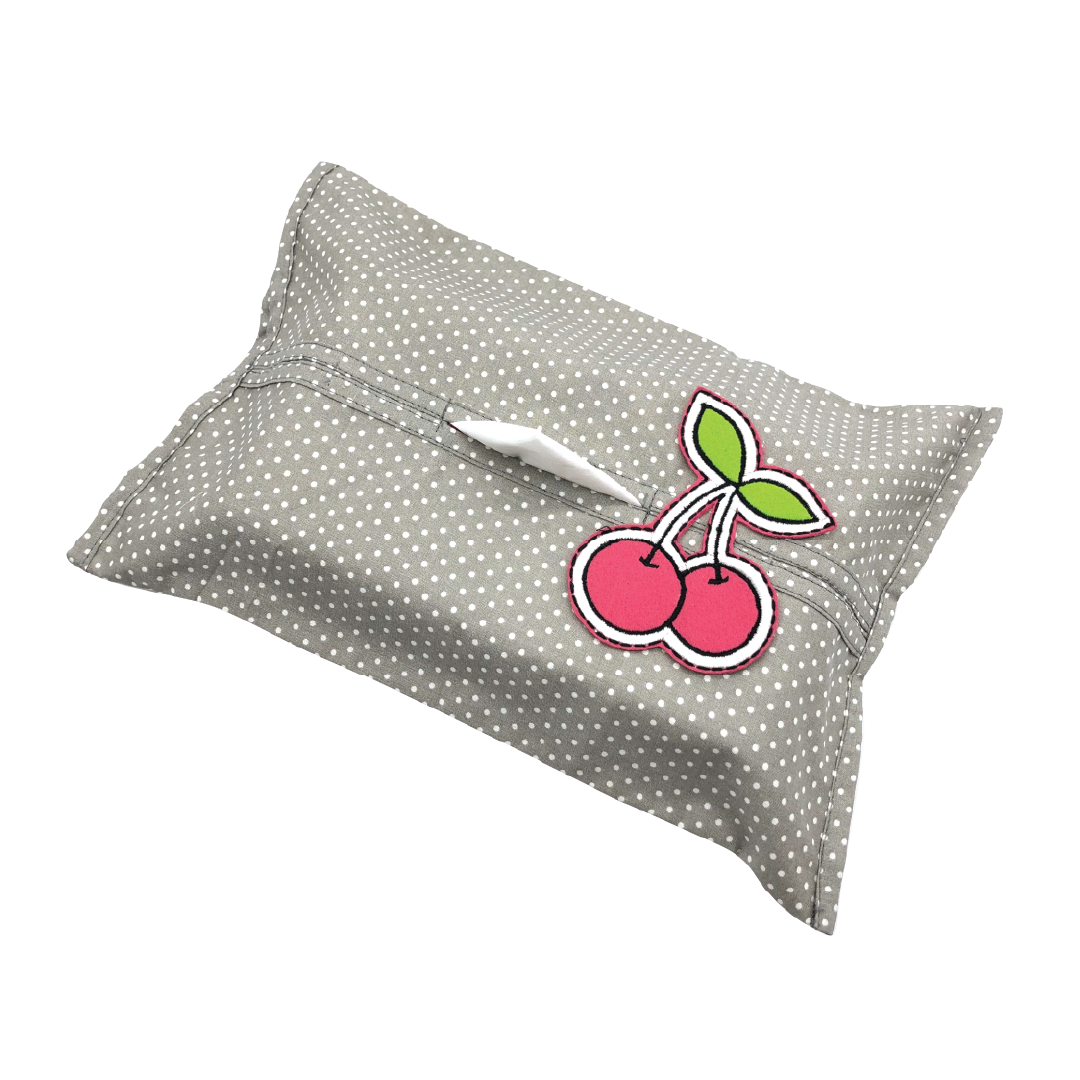 Cherry Tissue box cover