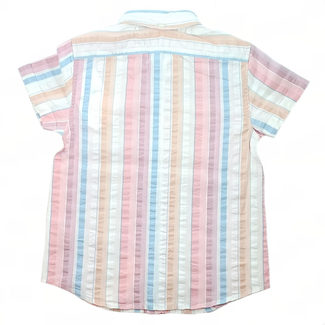 Boys Candy Multi Color Seersucker Shirt