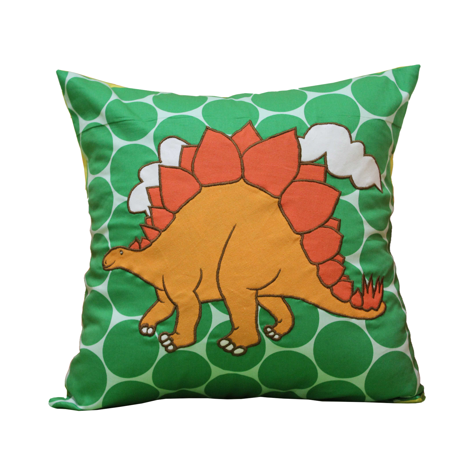 Dinosaur Orange 16" x 16" Cushion Cover