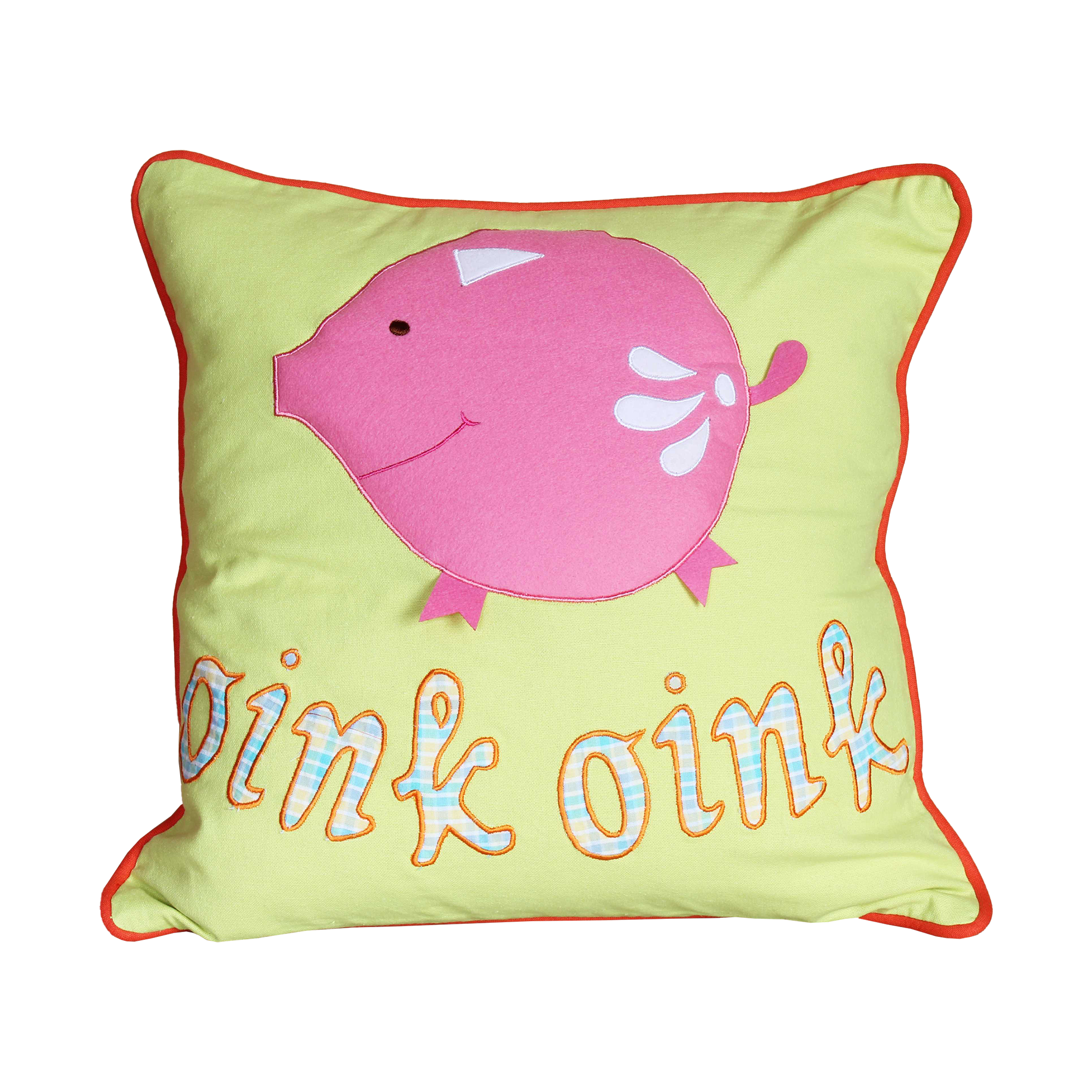 Farm Animal Pig 16" x 16" Cushion Cover
