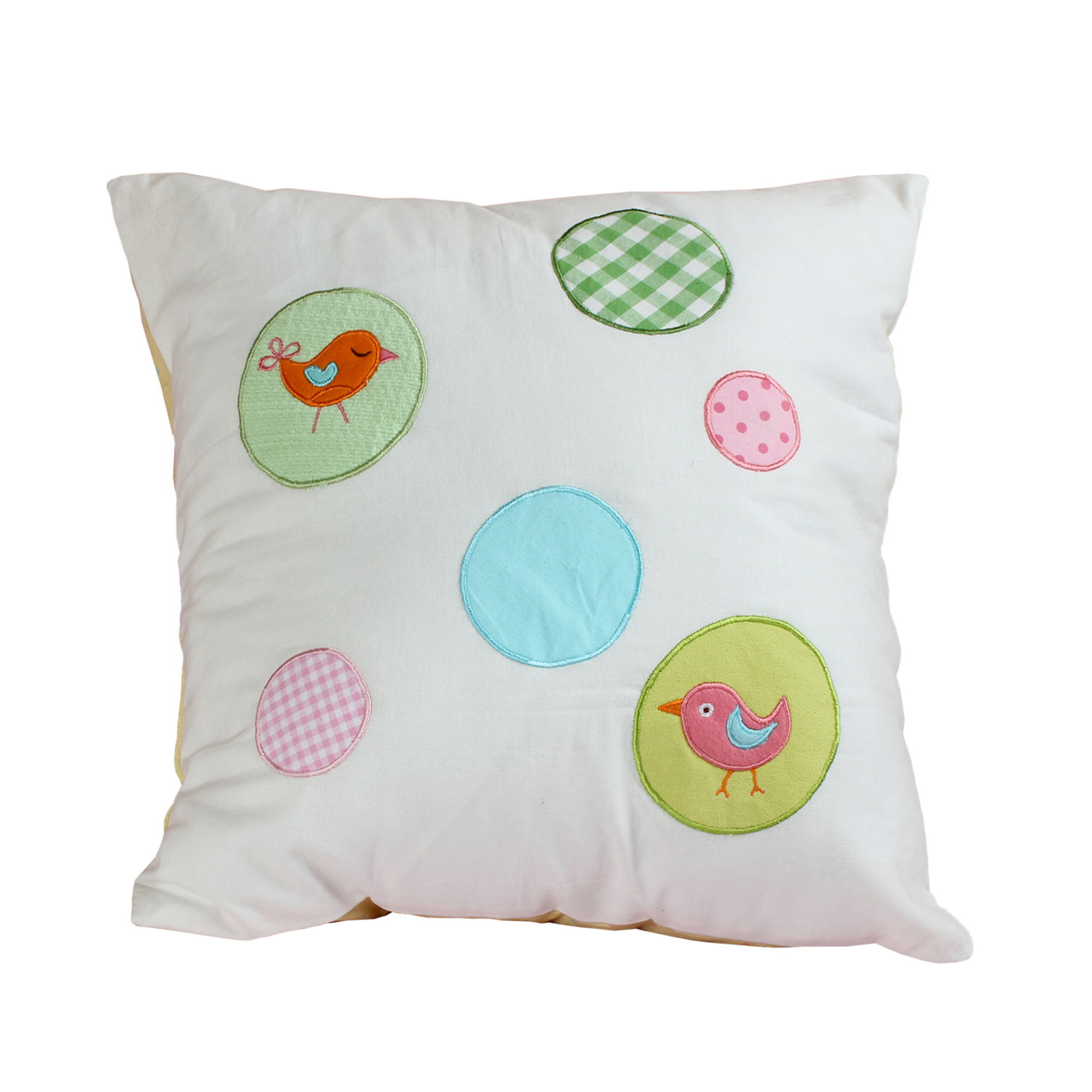 Flower Garden Circle 16" x 16" Cushion Cover