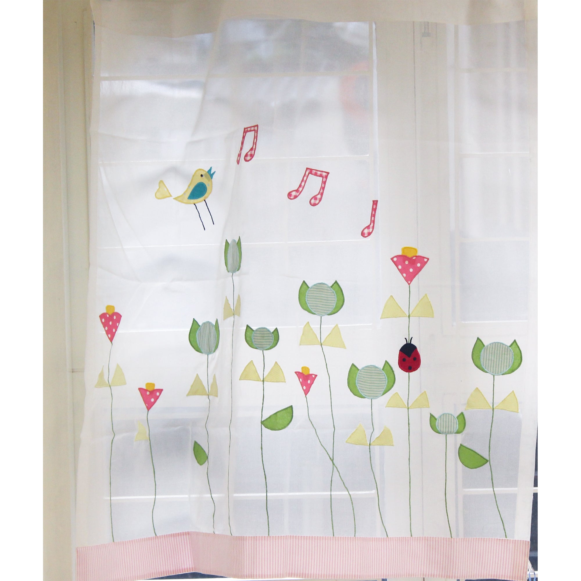 Happy Spring -Sheer Curtains
