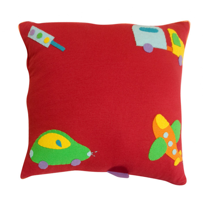 Traffic Red Cushion 16" x 16" Cushion Cover