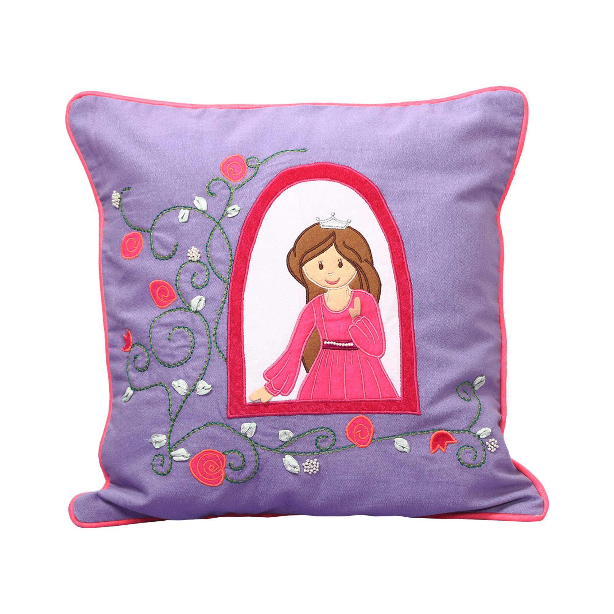 Simply Enchanted - Purple Collection Princess 16" x 16" Cushion Cover