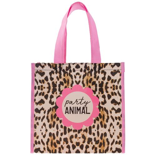 Medium Recycled Gift Bag - Leopard