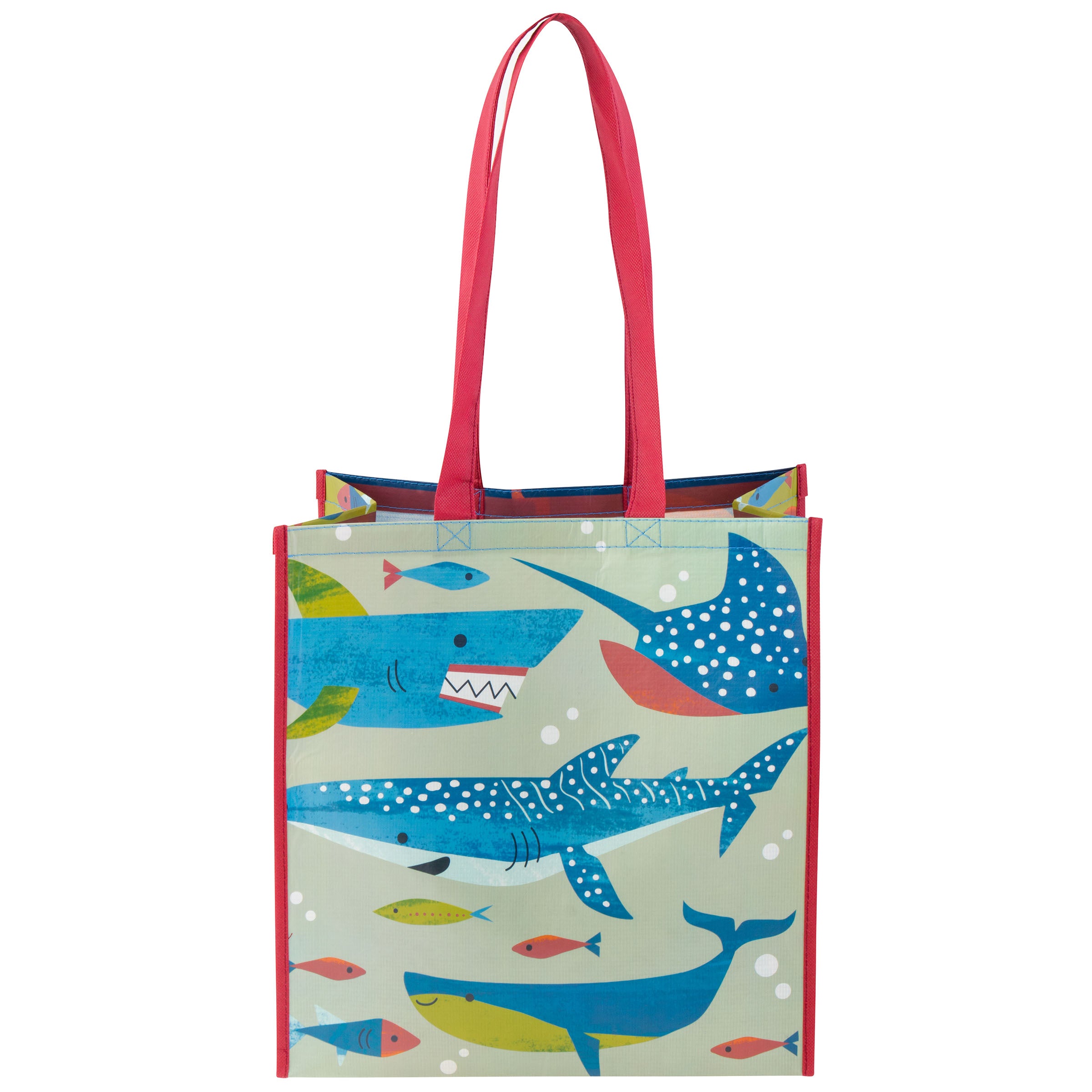 Large Recycled Gift Bag - Shark