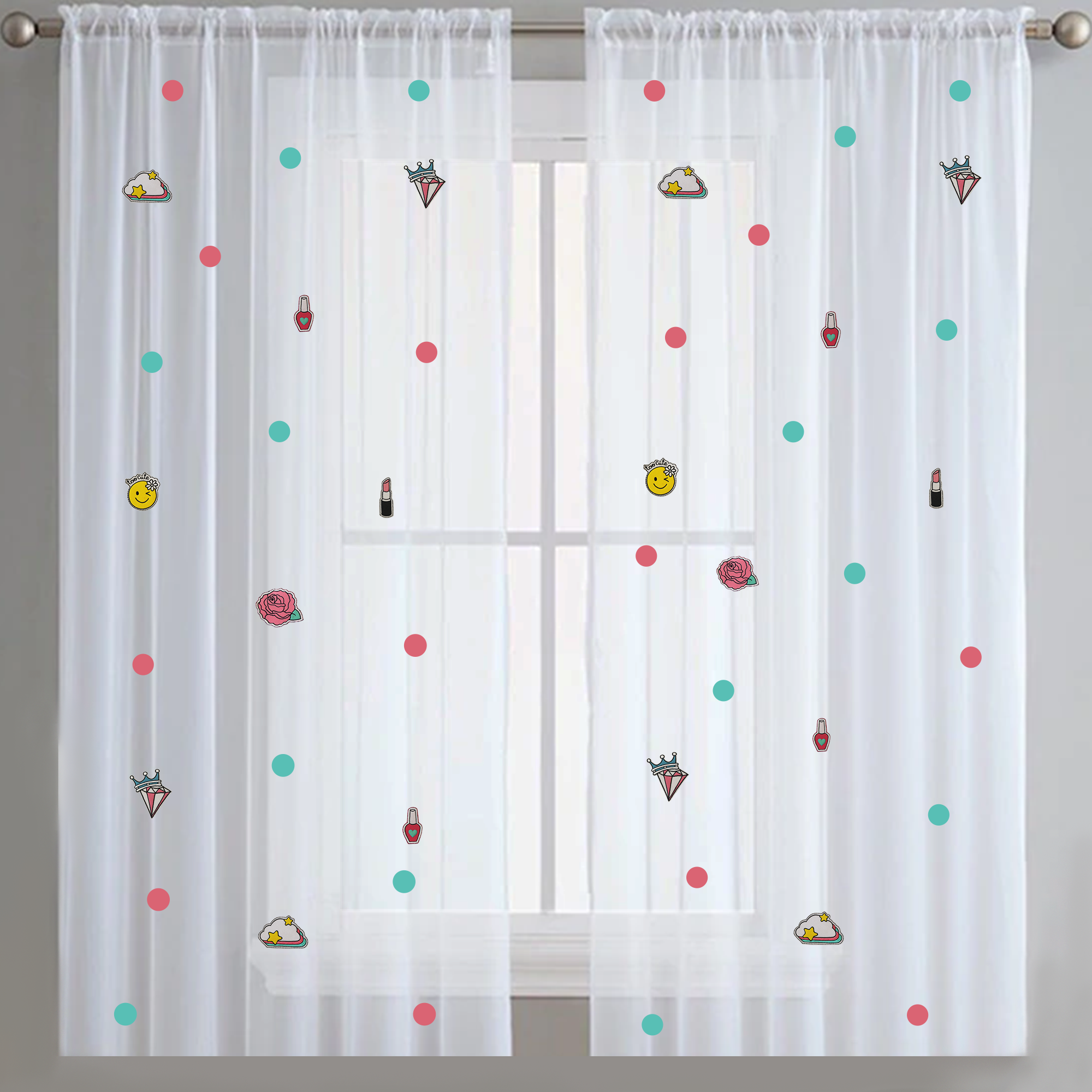 Too Cute -Sheer Curtains