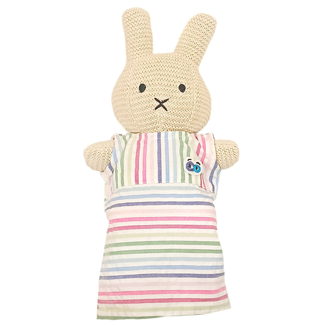 Doll's Multicolor Striped Seer Sucker Dress