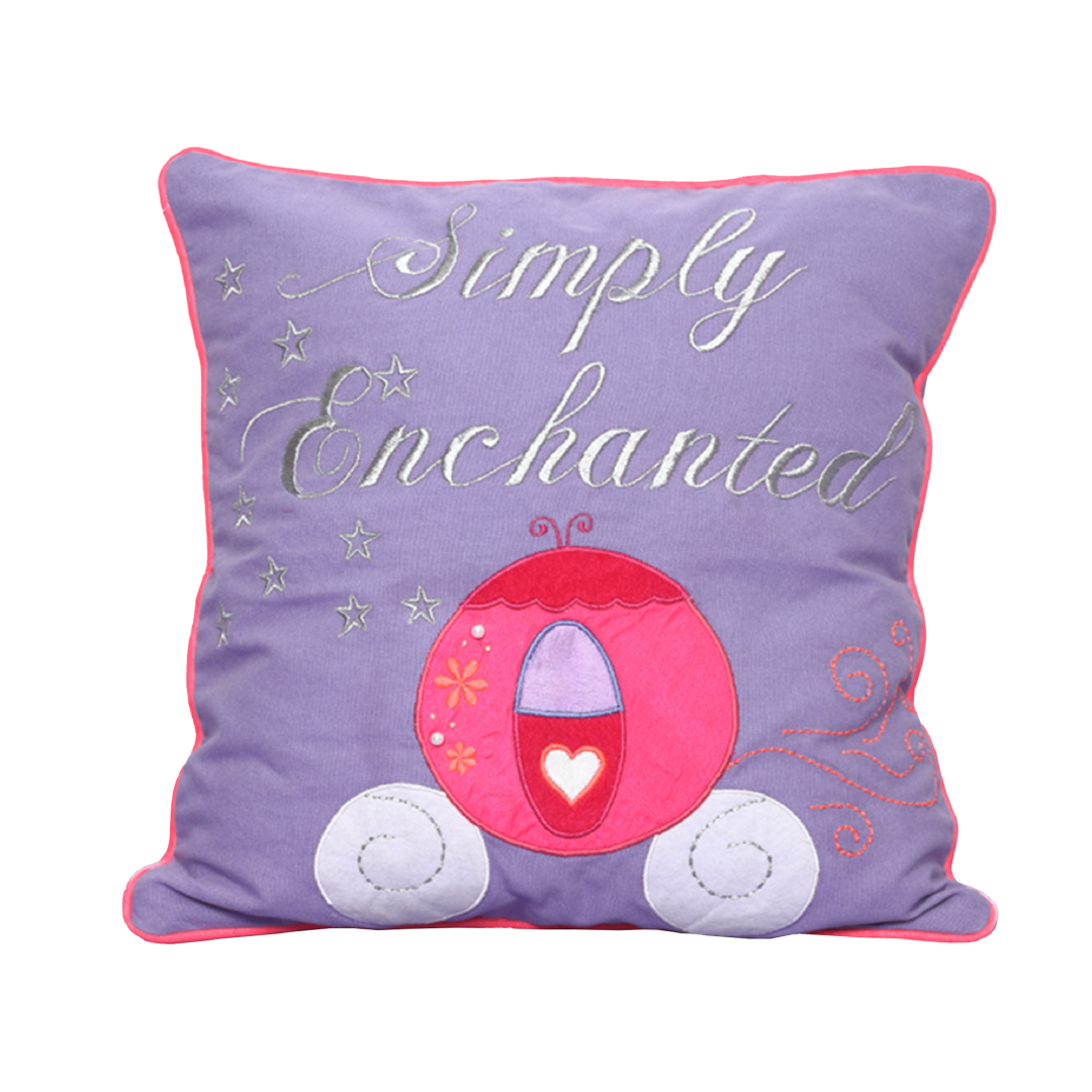 Simply Enchanted - Purple Collection Carriage 16" x 16" Cushion Cover