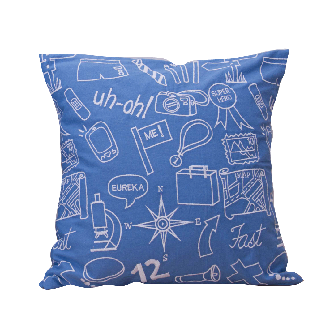 Doodle Dude 16" x 16" Cushion Cover