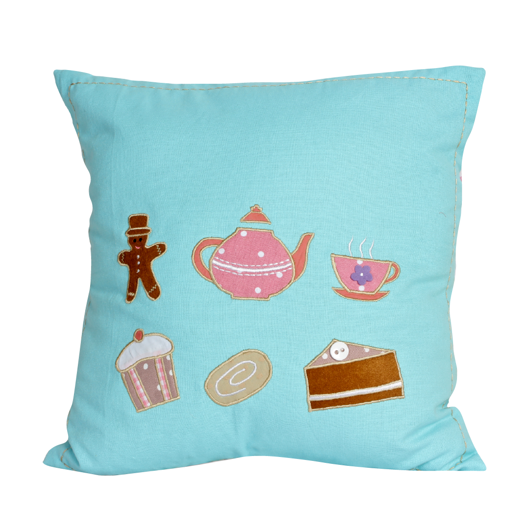 Sound Of Music Tea Set 16" x 16" Cushion Cover