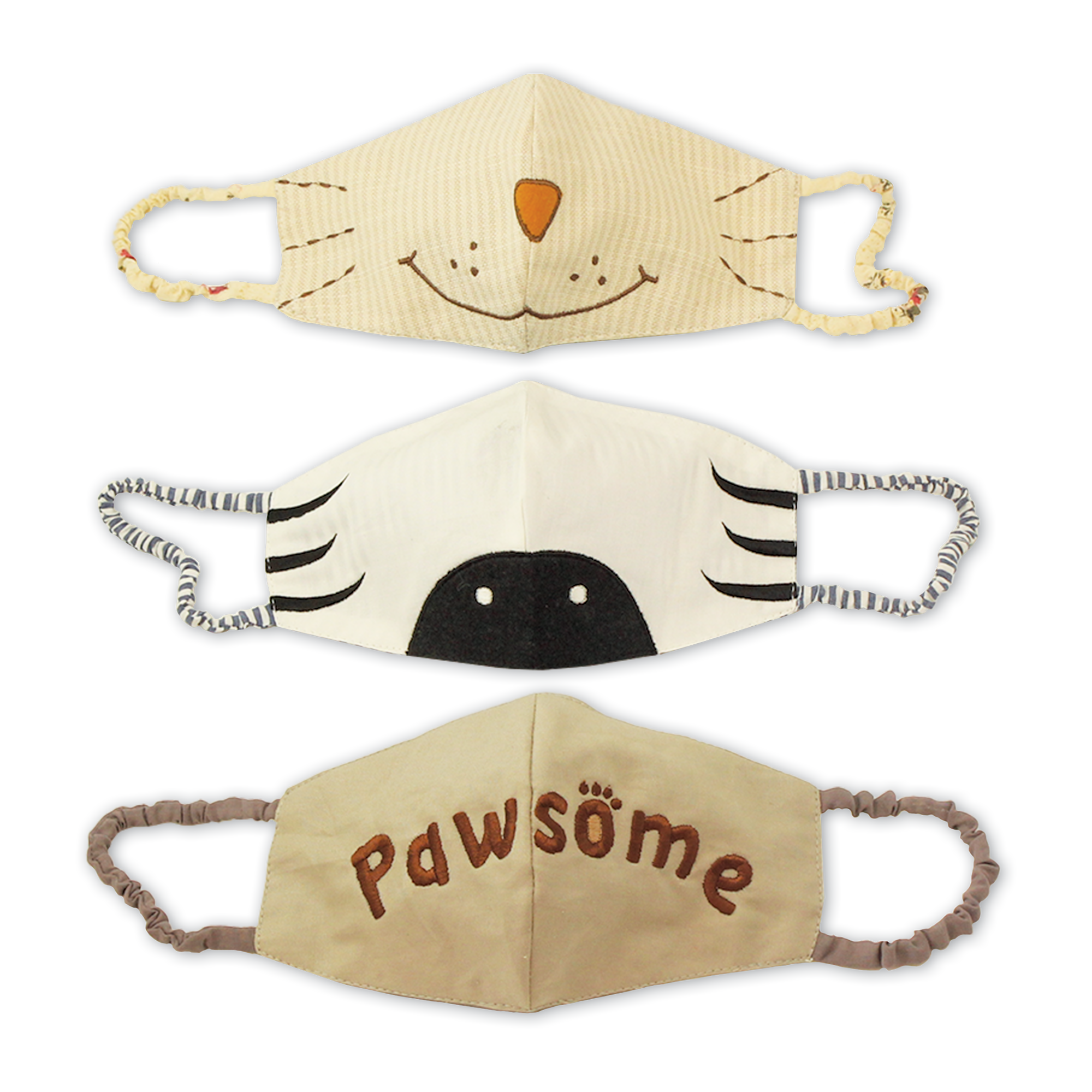 Pawsome Face Masks - Set of 3