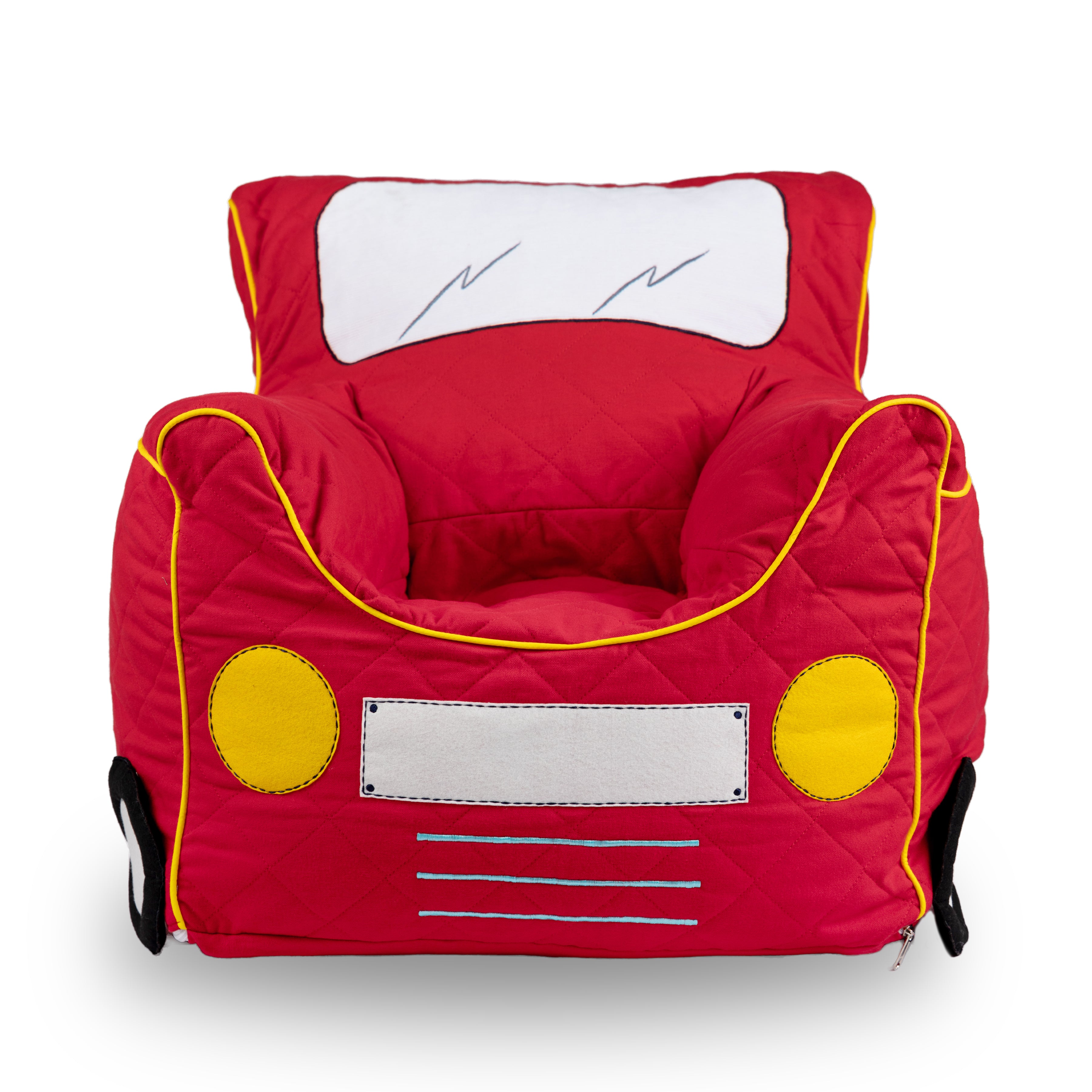 VROOM VROOM QUILTED - BEAN CHAIR COVER