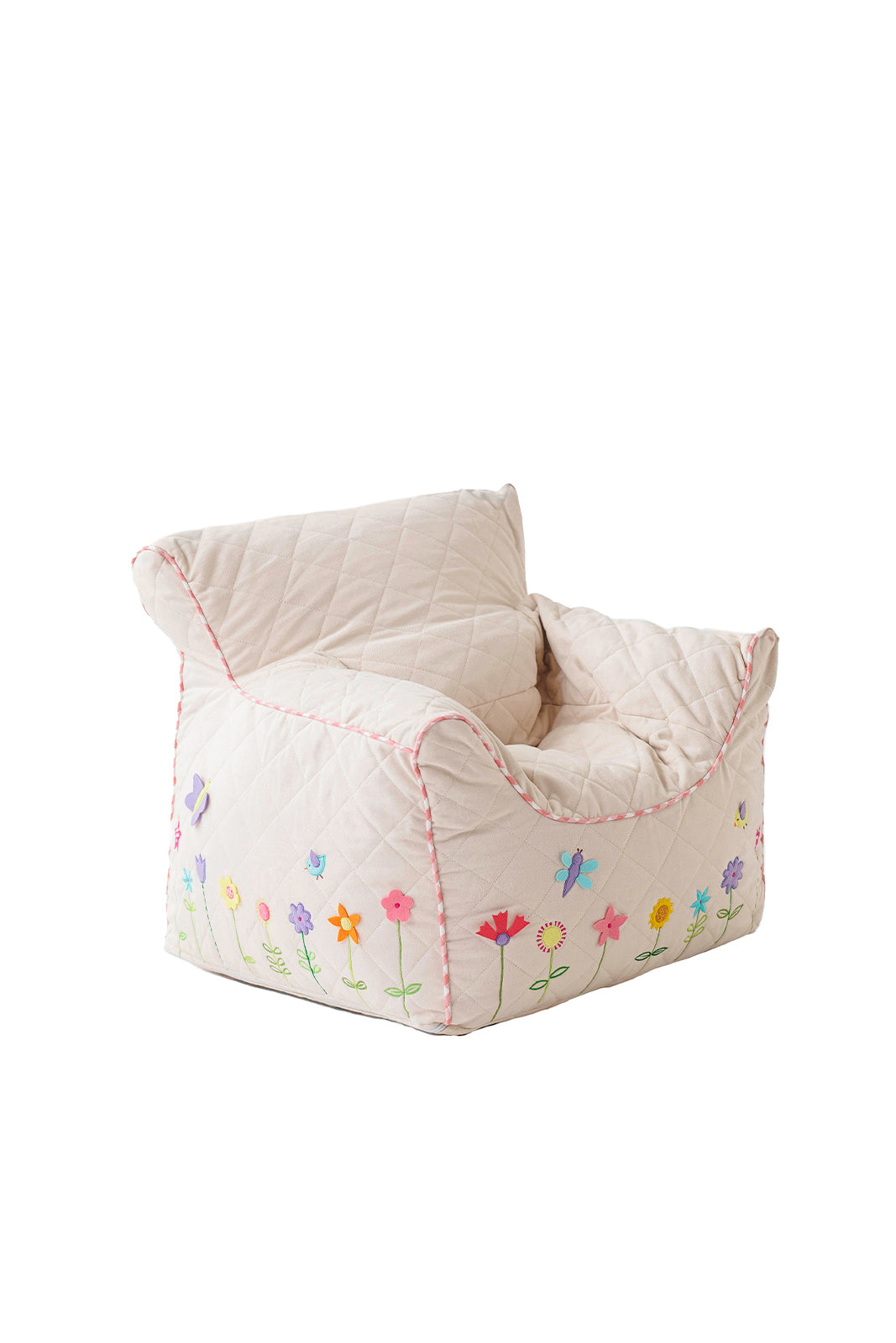 FLOWER GARDEN QUILTED - BEAN CHAIR COVER