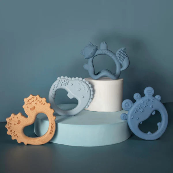 Trio Teether Lullaby Blue