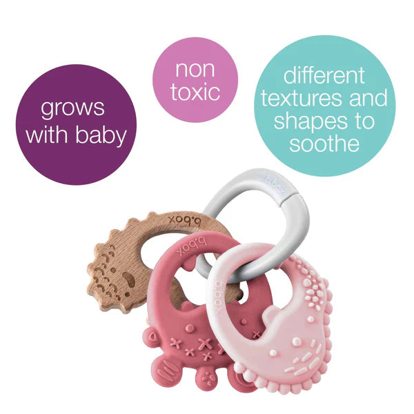 Trio Teether Blush Pink