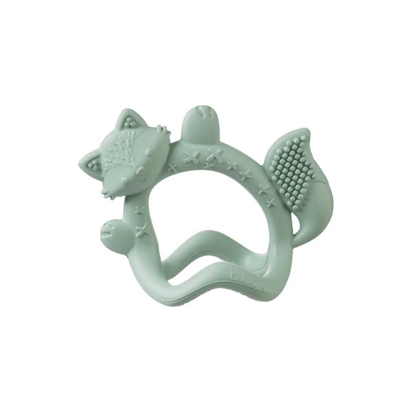Silicone Wrist Teether Fox Sage Green
