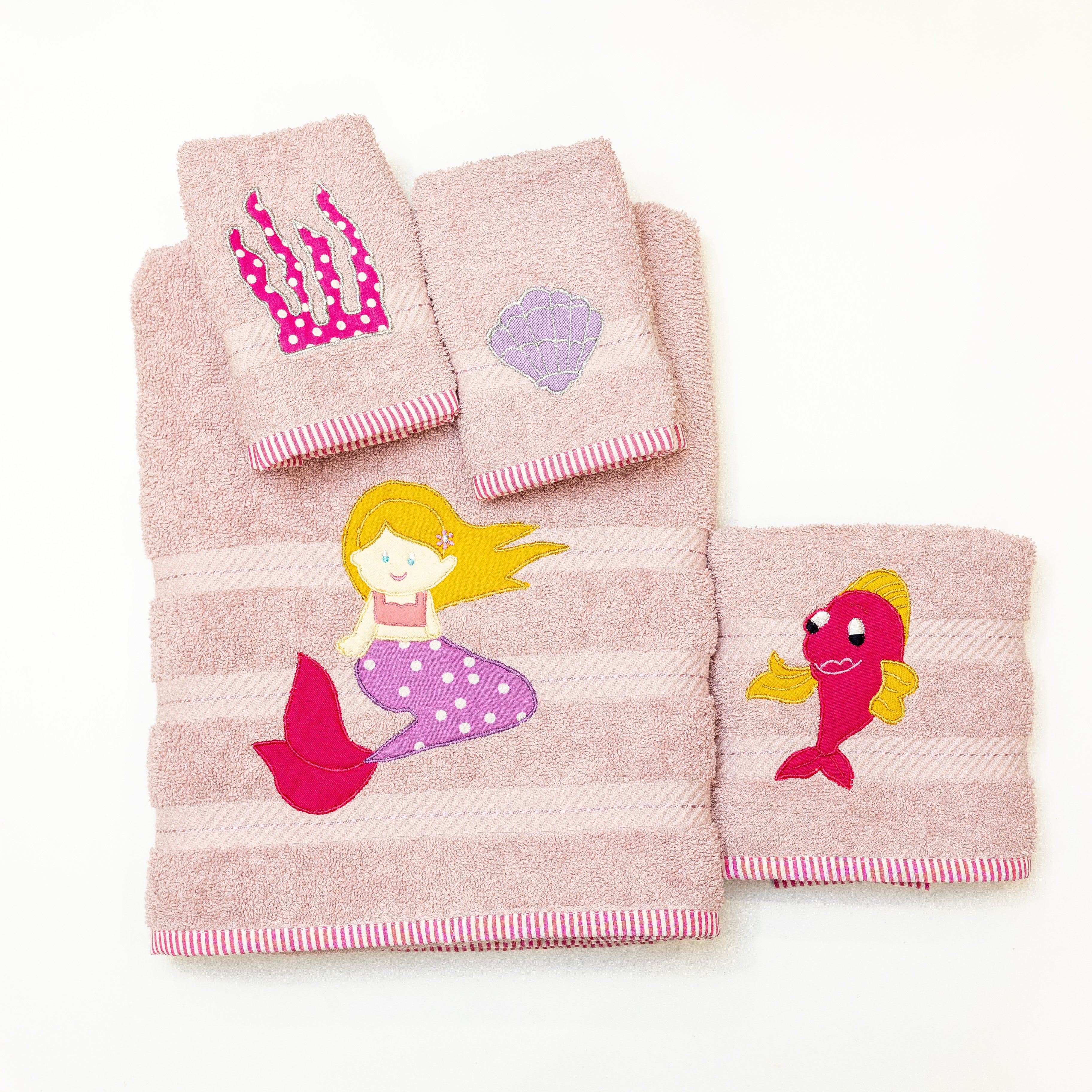 Bath Towel Set - Mermaid