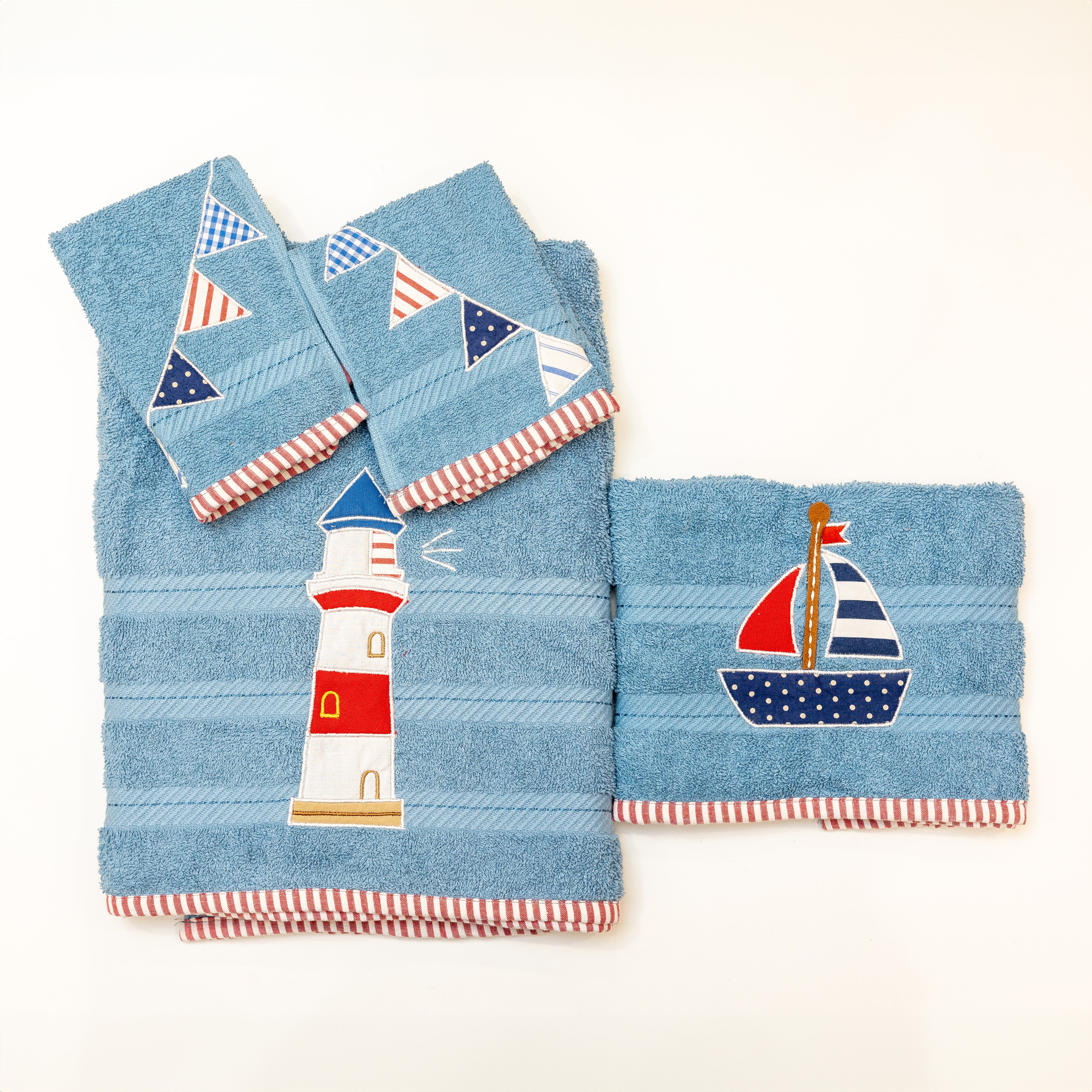 Bath Towel Set - Light House