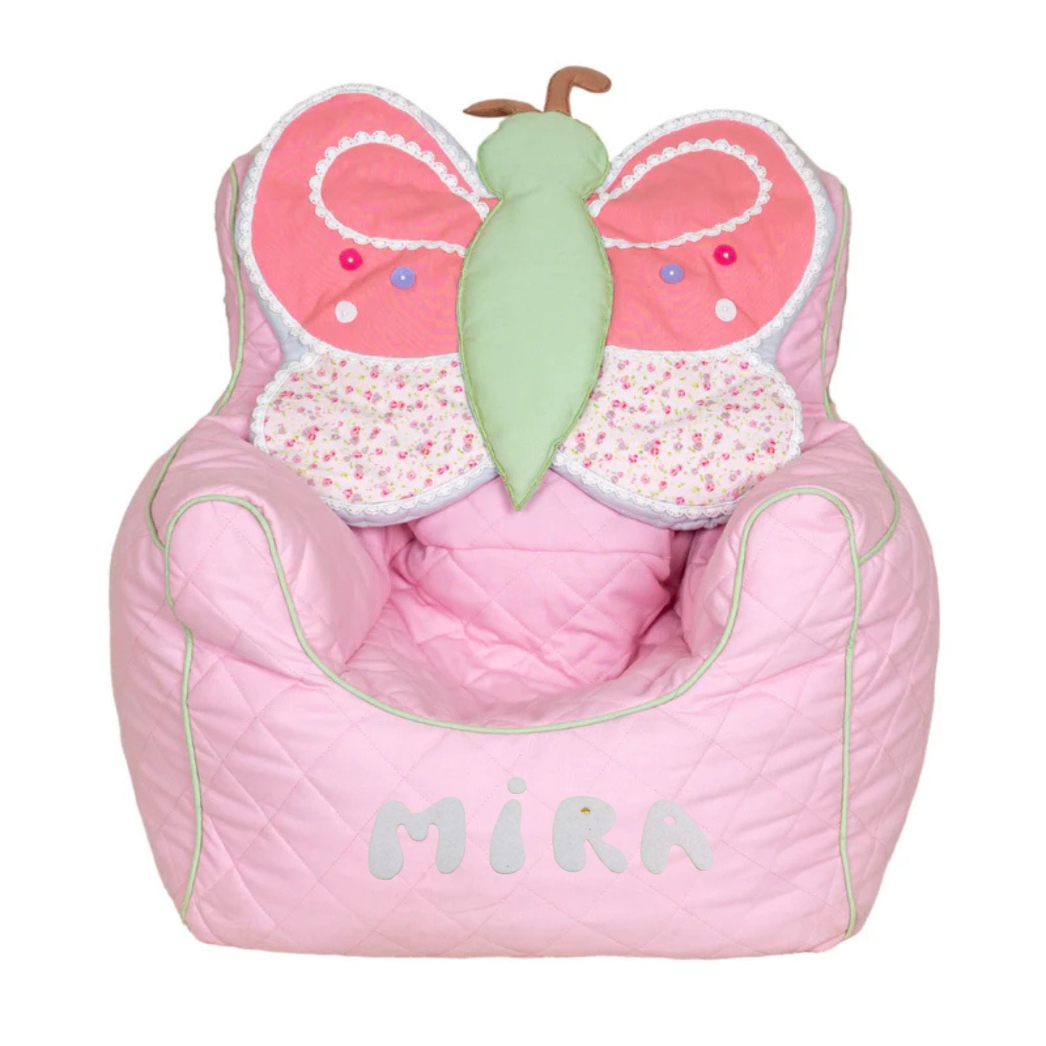 BUTTERFLY  QUILTED - BEAN CHAIR COVER