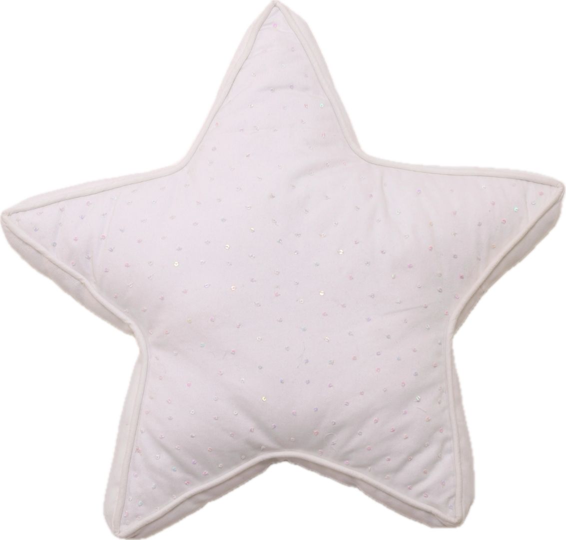 Star Shaped Cushion (White)