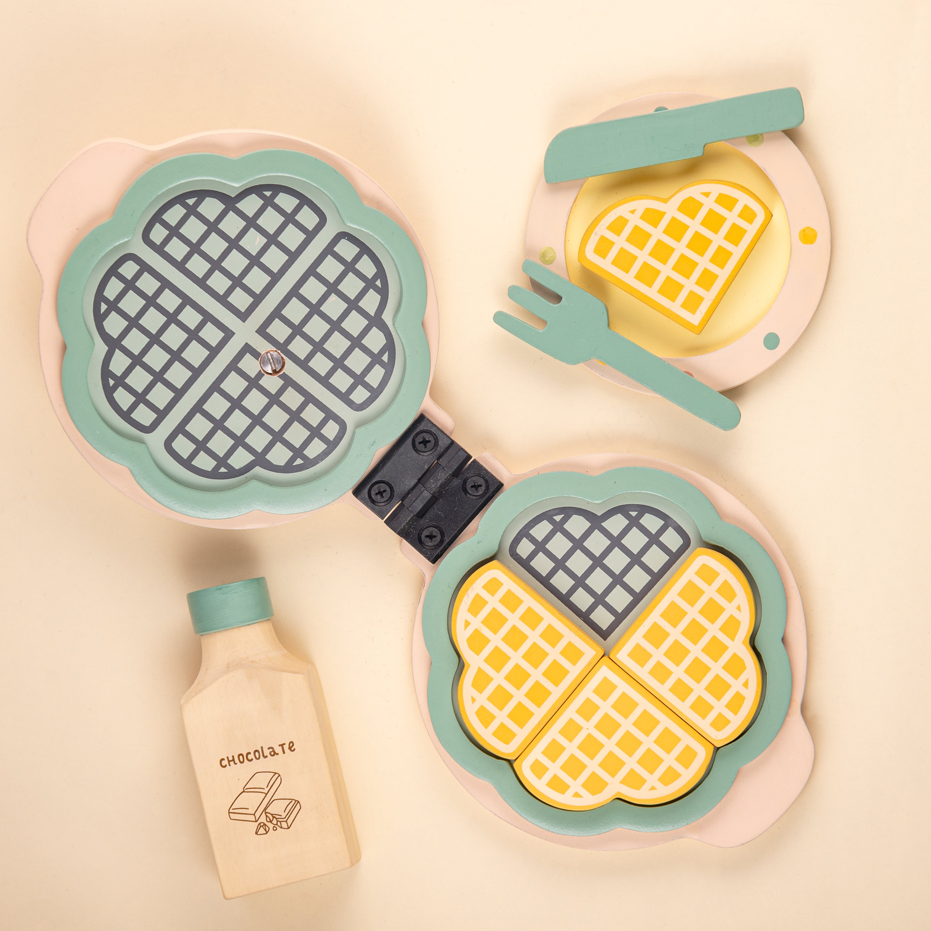 Sweet Treat - Waffle Maker Beige Color
