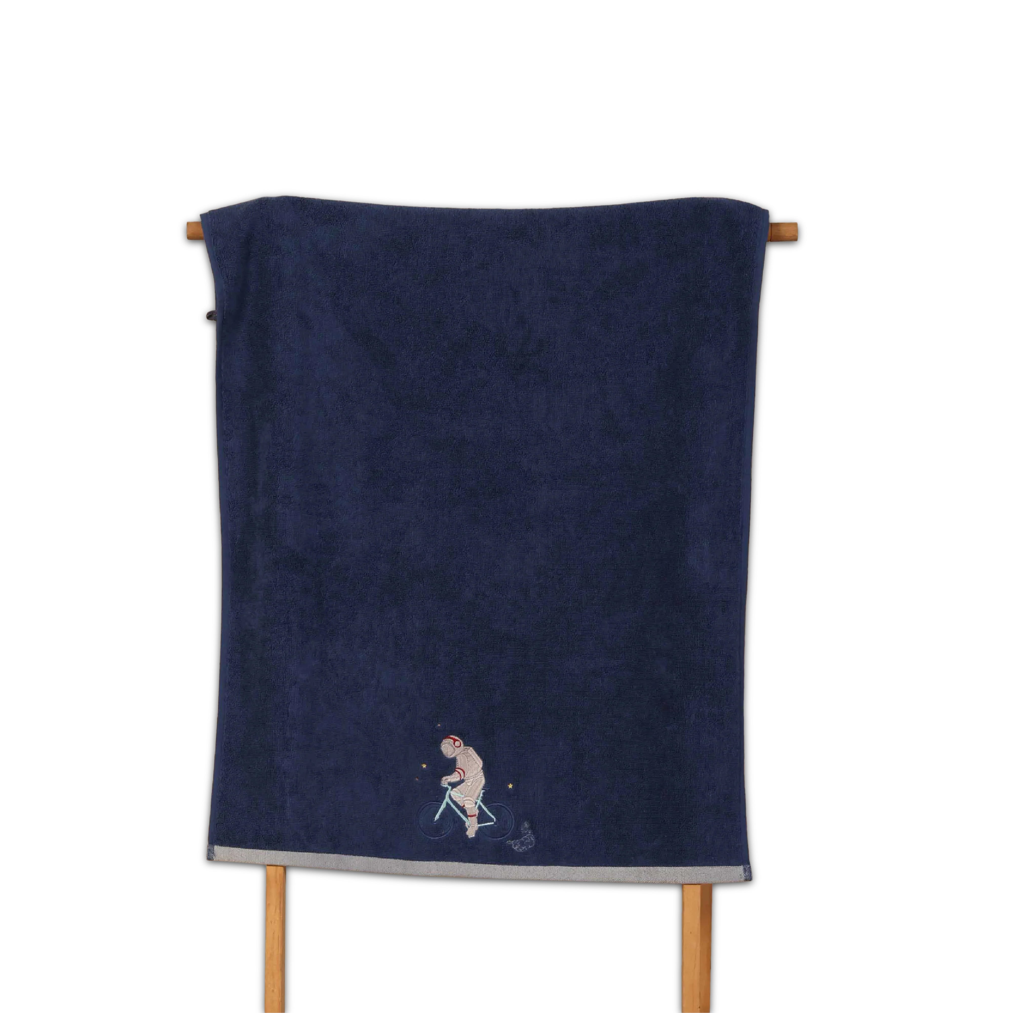To The Moon And Back Bath Towel