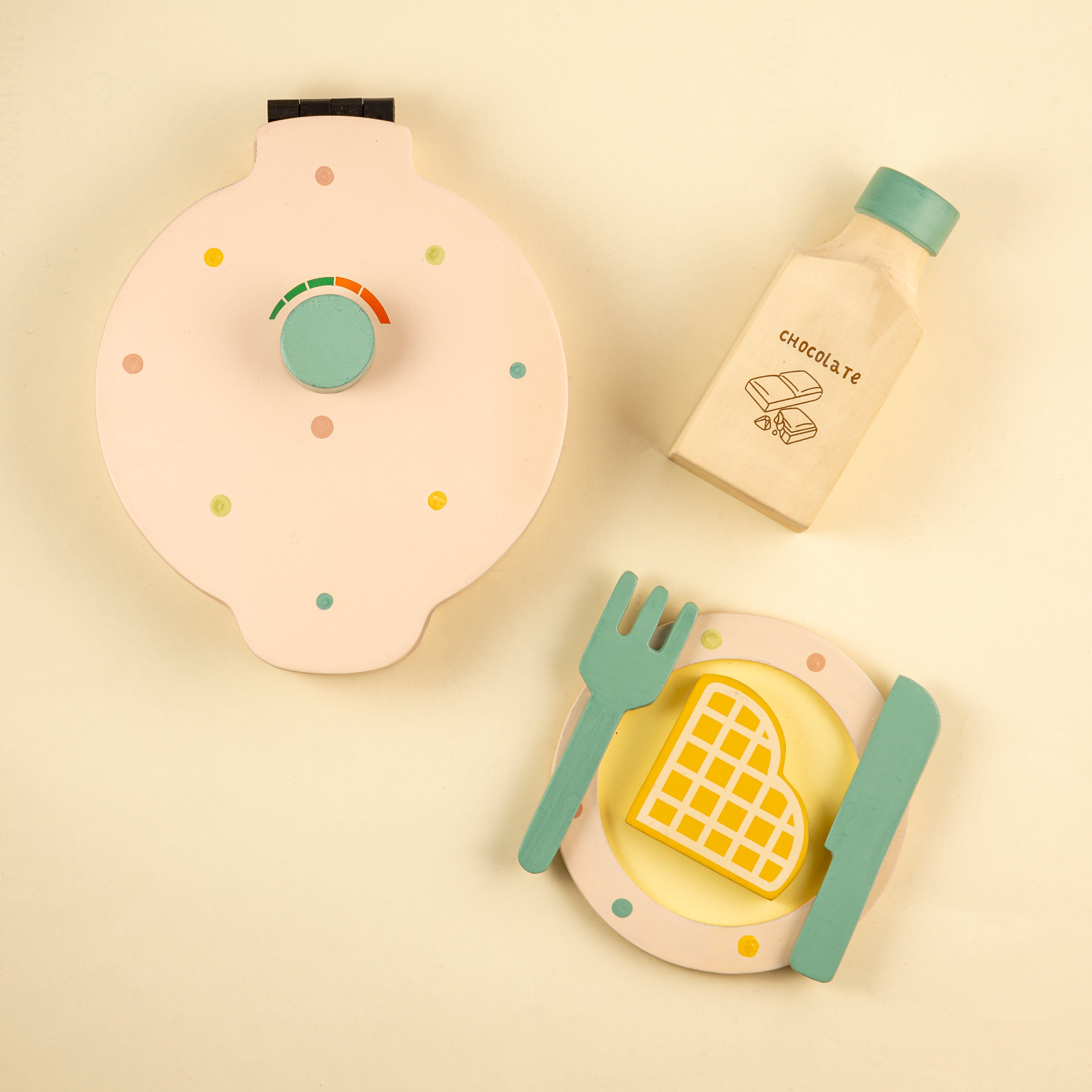 Sweet Treat - Waffle Maker Beige Color